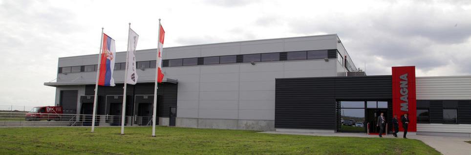 First Serbia location for Magna First Serbia location for Magna